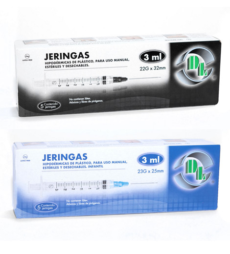 Jeringas Estériles Desechables