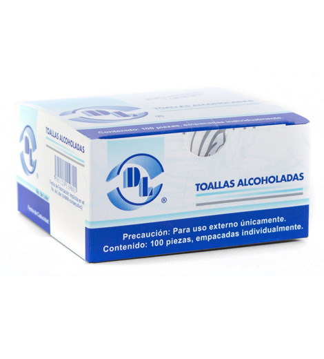 Toallas alcoholadas